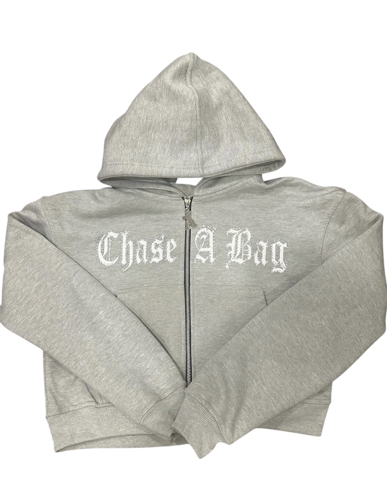 CROPPED ZIP UP