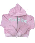 CROPPED ZIP UP