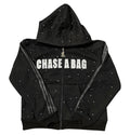 RHINESTONE ZIP UP